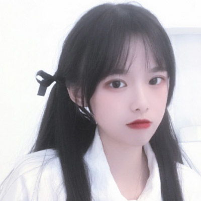  闺蜜头像2人一人一个可爱学生一左一右萌女头像