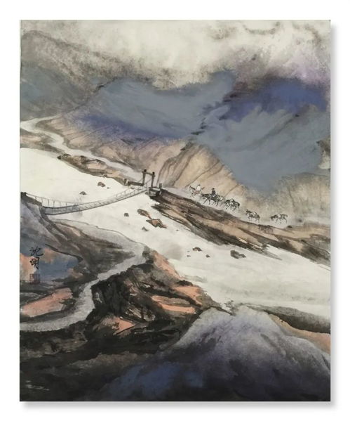  沈明山水画及散文新作一一梦