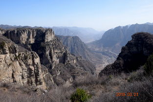  大美太行之山西平顺虹梯关虹霓大峡谷2015.3.21户外旅行图片