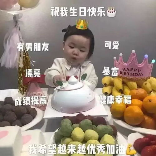  表情包生日快乐,可以发朋友圈的表情包