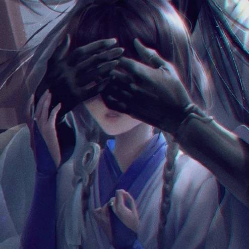  情侣头像非真人版情头