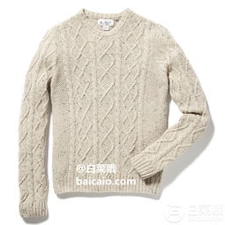  限l码,originalpenguin企鹅牌woolalpaca男士羊毛羊驼渔夫毛衣prime会员免费直邮含税到手新低240元亚马逊海外购优惠白菜哦