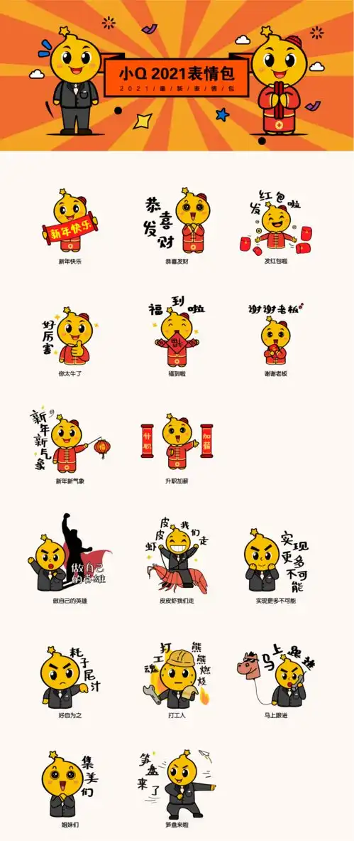 qq小表情包大全牛气冲天