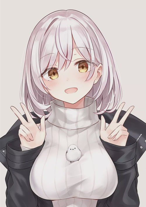  动漫美图白发美少女合辑