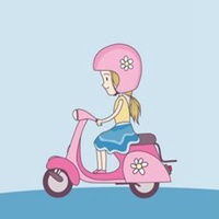  健身头像女动漫图片卡通健身女生头像图片