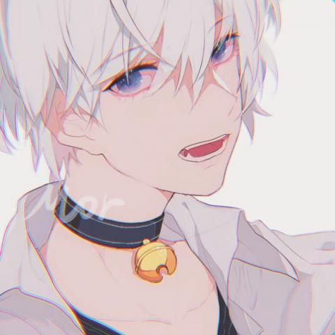  冷酷帅气侧脸动漫男生头像