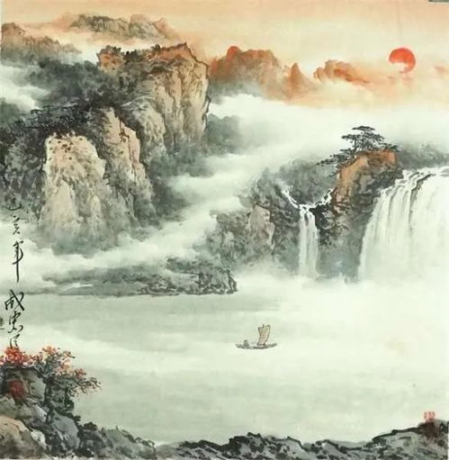  成忠臣中国画讲究气韵生动,是受哲理影响的美学观点