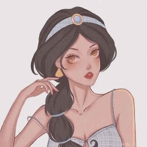  加更1108迪士尼公主古风版女生头像