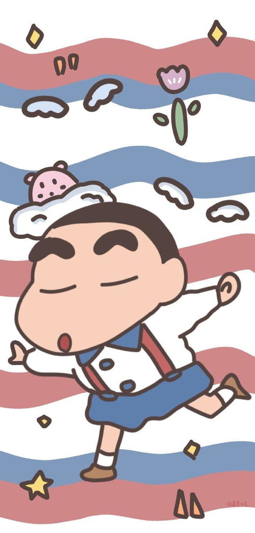  蜡笔小新系列壁纸点赞好运