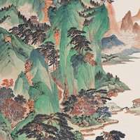  山水画头像朴素的微信头像图片大全