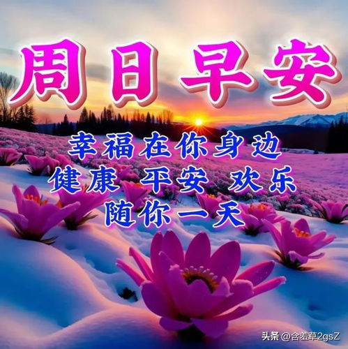  早安问候美图晨愿美好,平安喜乐,笑口常开,快乐幸福