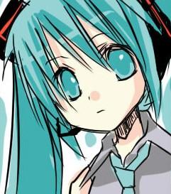  求这类初音的表情图图