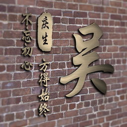  20多张个性十足的签名头像,3d金属姓氏头像,你的头像该换换了