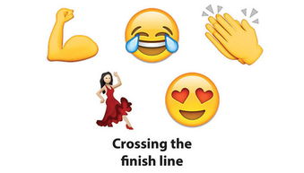  妹子的emoji表情火了你的跑步心情就是这样吧