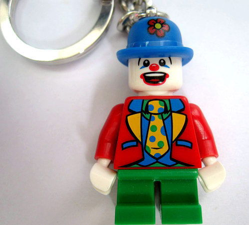  lego乐高限量矮人小丑钥匙扣keychain