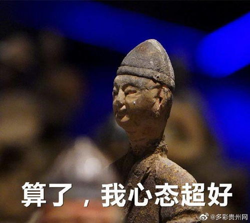  贵州省博物馆陶俑表情包这表情,像极了下班时的我