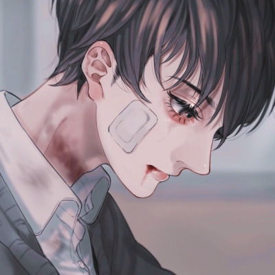  帝江彪悍颓废病态动漫男头