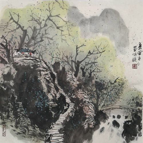  对景写意,随心造意我读张际才的写意山水画