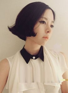  早春最时髦女生短发发型时尚流行造型打造摩登气场