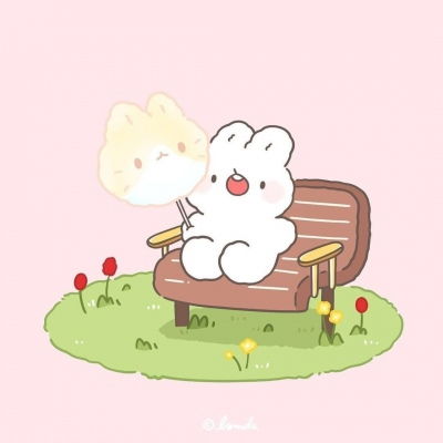  少女心萌系小兔叽插画头像女孩微信头像我要个性网