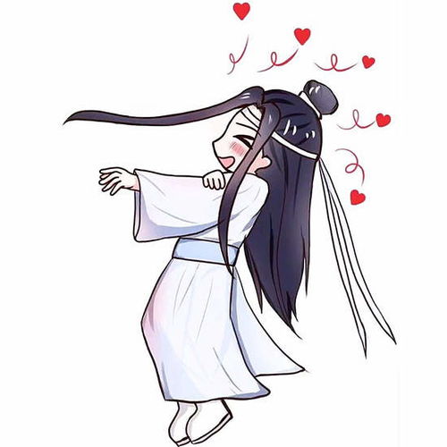  抖音魔道祖师发射爱心情侣头像分享高清无水印版gif动态表情包大全