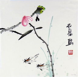  画家石泉国画花鸟画小品小尺寸斗方,写意花鸟画,家庭装饰,客厅中式装修挂字画,办公室区域装饰画,艺术礼品字画
