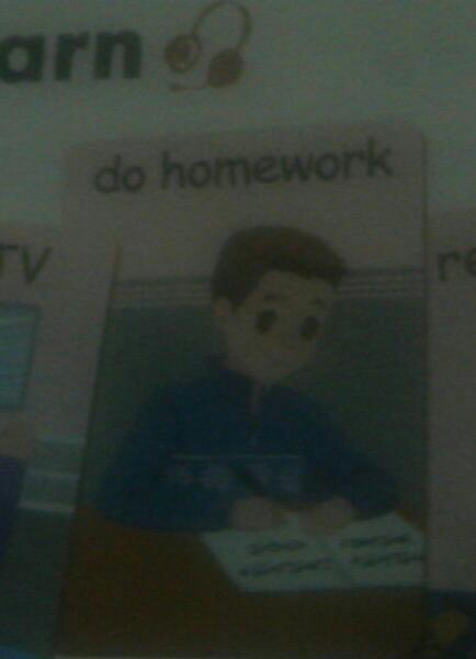  完成我的家庭作业英语单词怎么写