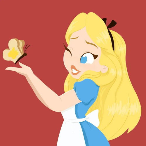  闺蜜头像迪士尼公主插画头像