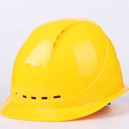  加厚防砸劳保工地头盔v型透气工地安全头帽