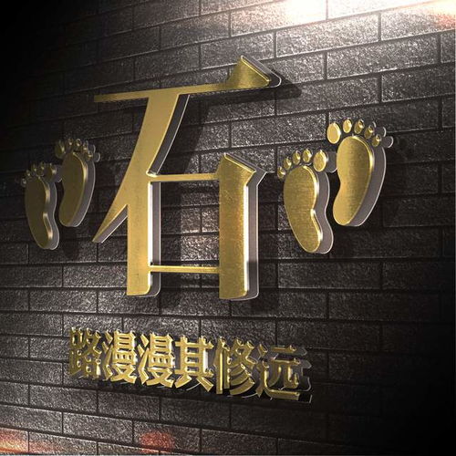  黑金立体励志头像,12张图12个姓氏,高端3d创意风格