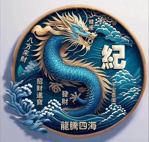 龙年专属精美姓氏微信头像龙腾四海