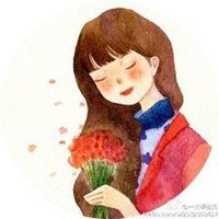 紫色衣服女生头像水彩微信头像图片大全