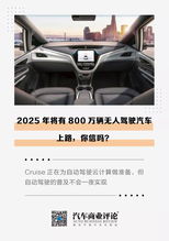  2025年将有800万辆无人驾驶汽车上路,你信吗