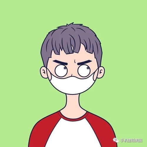  最近比较火的戴口罩头像大全