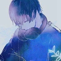  男生头像蓝色蓝色系帅气动漫男生头像