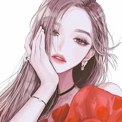 头像女可爱卡通虹霓