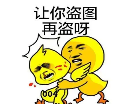  怒怼盗图仔表情包你再盗一个试试小辫子都给你剪短
