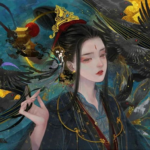  古风精美插画万里星光,一如既往