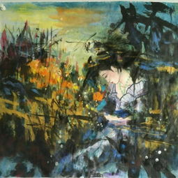 画画的人靳荣云冰雪矾墨画与传统国画作品汇报展