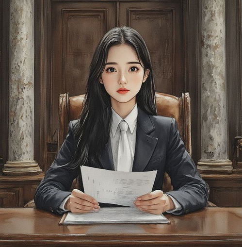  法律人头像女