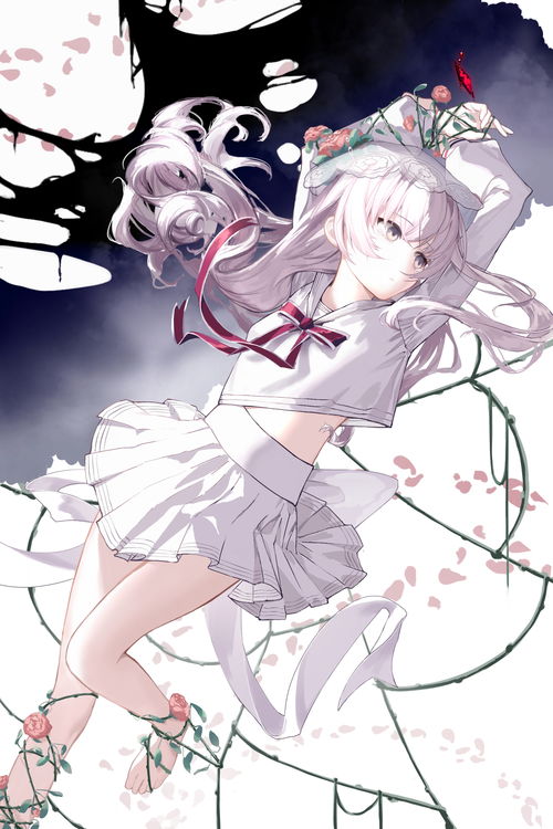  可爱的白发少女高清壁纸第222期白发少女是真的可爱哒
