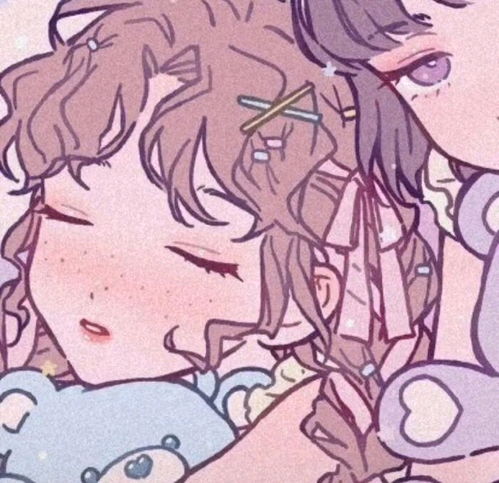  二次元动漫ins风闺蜜女生头像