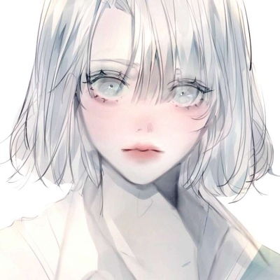  手绘女生高冷拽狠女生动漫头像