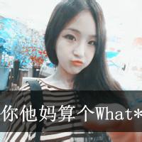  你算他妈个几