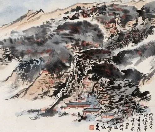  一代宗师陆俨少山水画欣赏